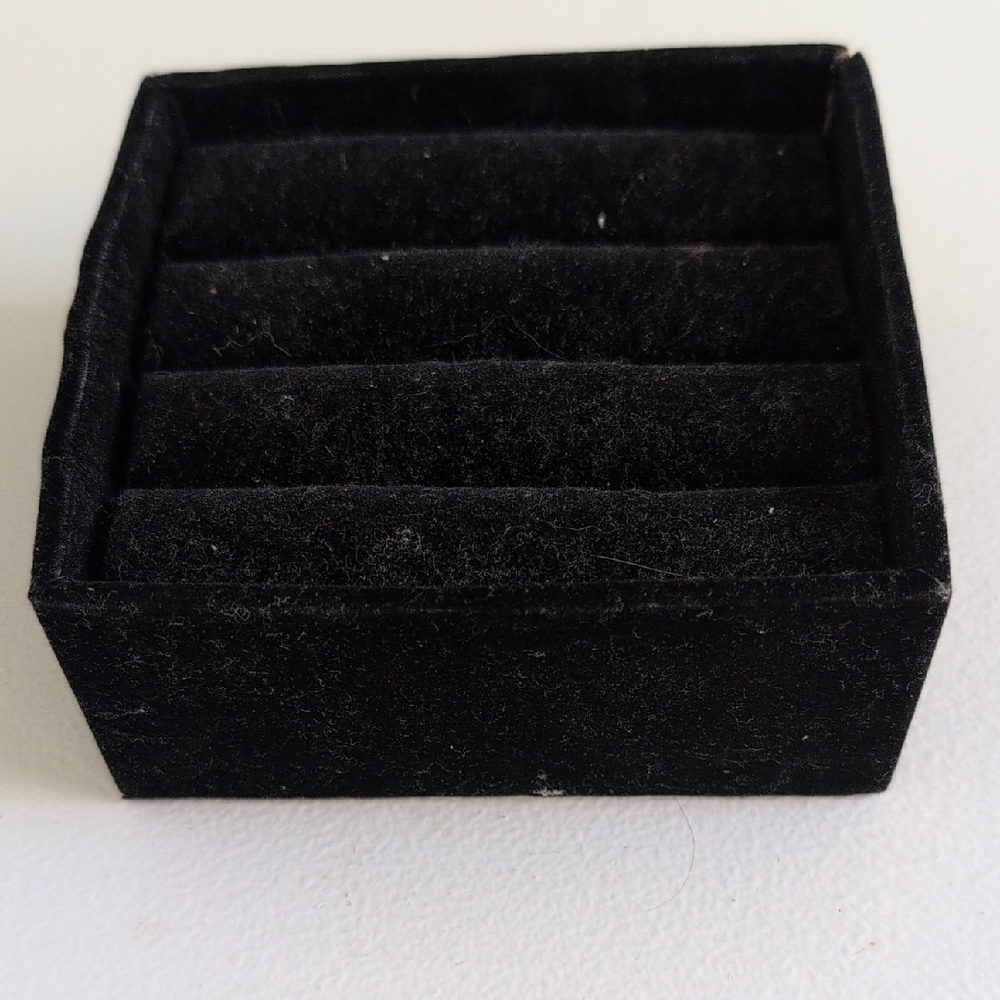 Black Velvet Jewelry Box